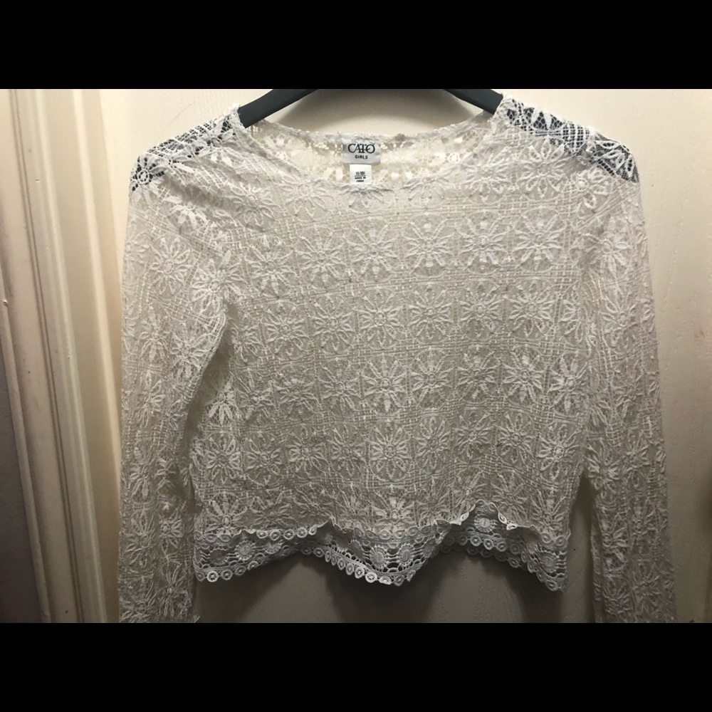 A see through shirt